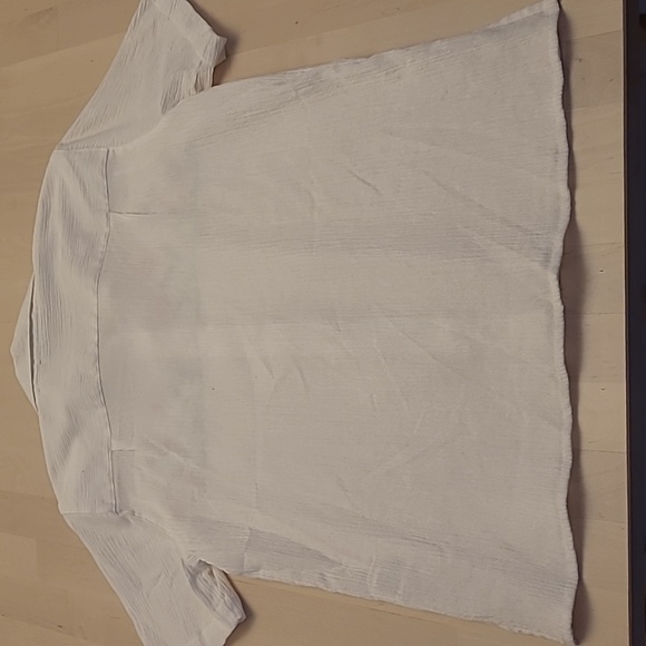 NWOT Alfred Dunner Embroidered and Beaded Floral/Kitsch Short Sleeved Blouse - Picture 11 of 13